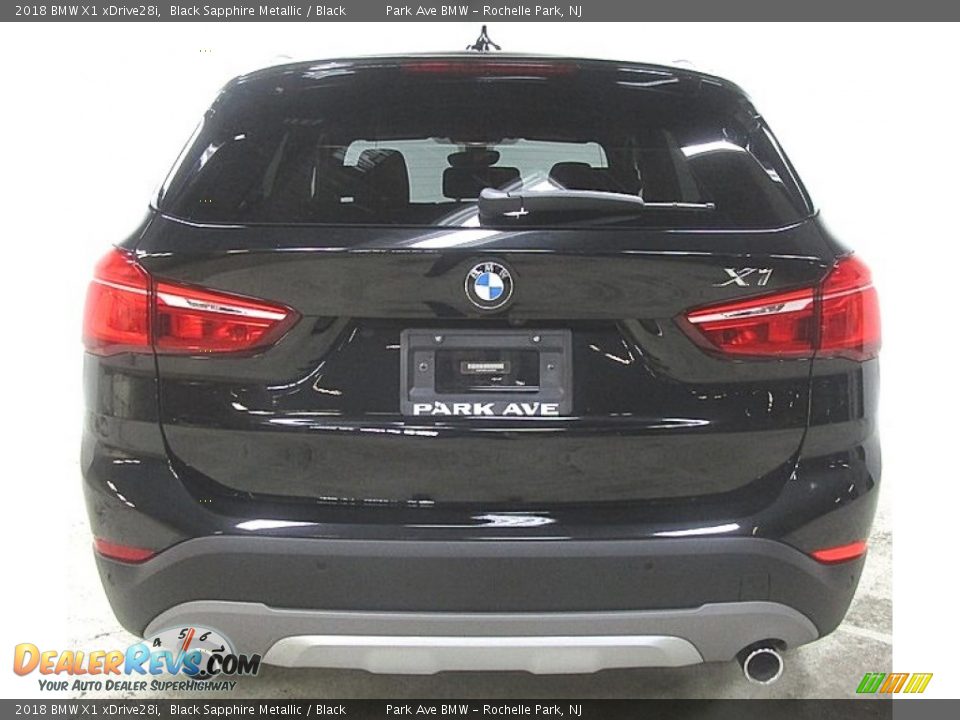 2018 BMW X1 xDrive28i Black Sapphire Metallic / Black Photo #3