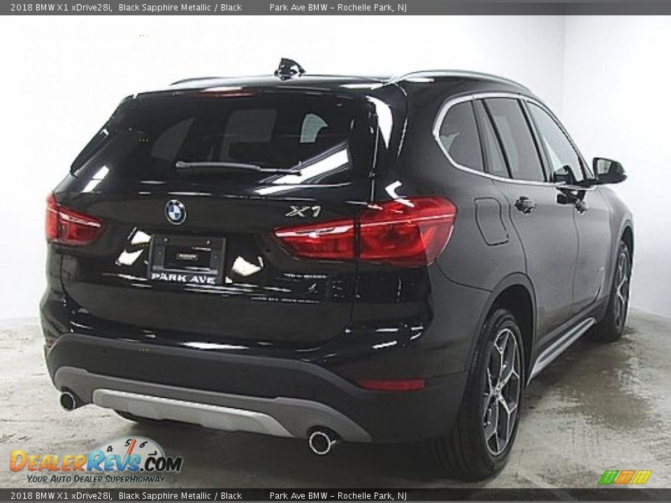 2018 BMW X1 xDrive28i Black Sapphire Metallic / Black Photo #4