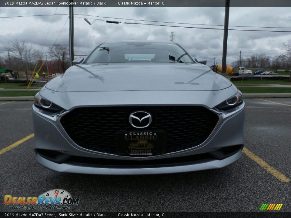 2019 Mazda MAZDA3 Sedan Sonic Silver Metallic / Black Photo #2