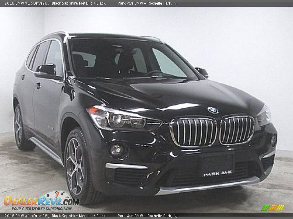2018 BMW X1 xDrive28i Black Sapphire Metallic / Black Photo #5