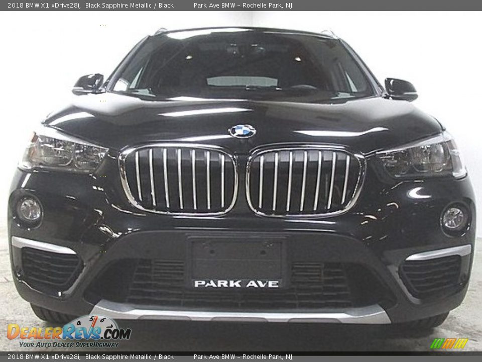 2018 BMW X1 xDrive28i Black Sapphire Metallic / Black Photo #6