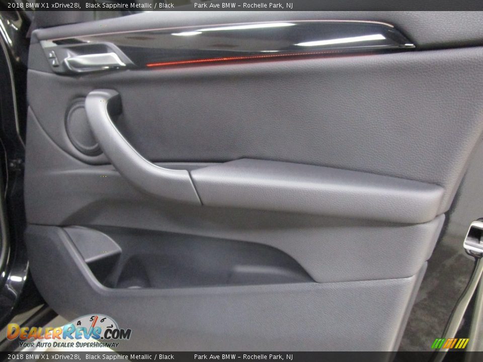 2018 BMW X1 xDrive28i Black Sapphire Metallic / Black Photo #13