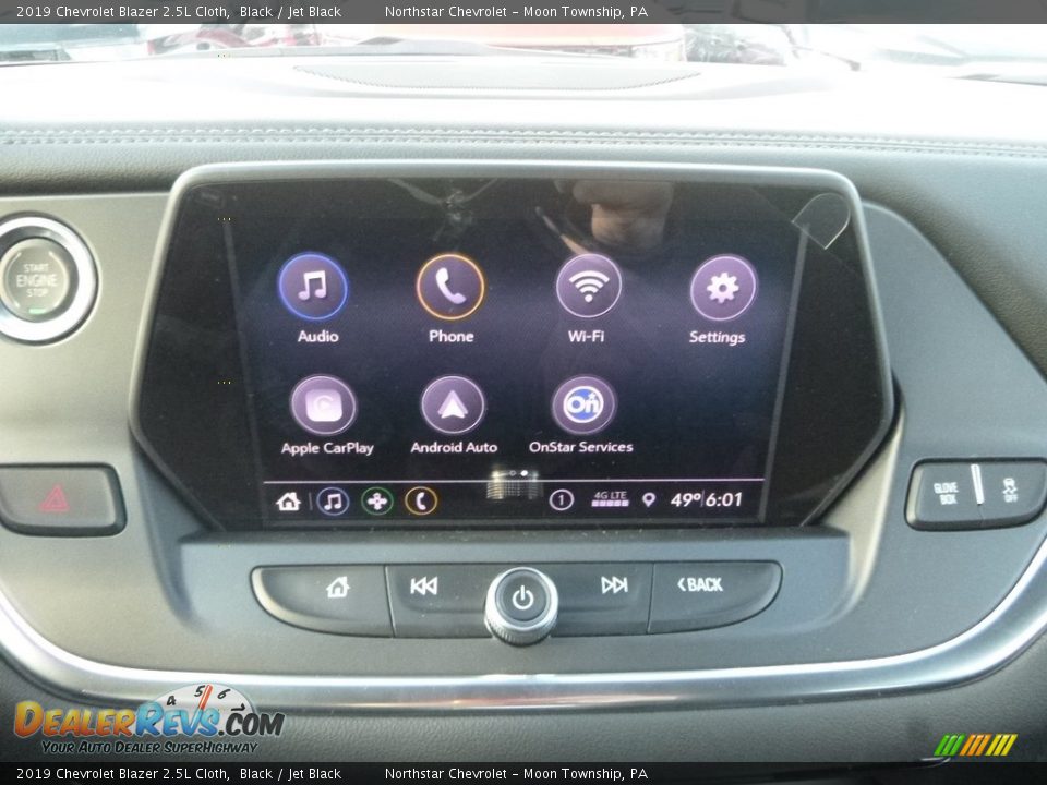 2019 Chevrolet Blazer 2.5L Cloth Black / Jet Black Photo #17