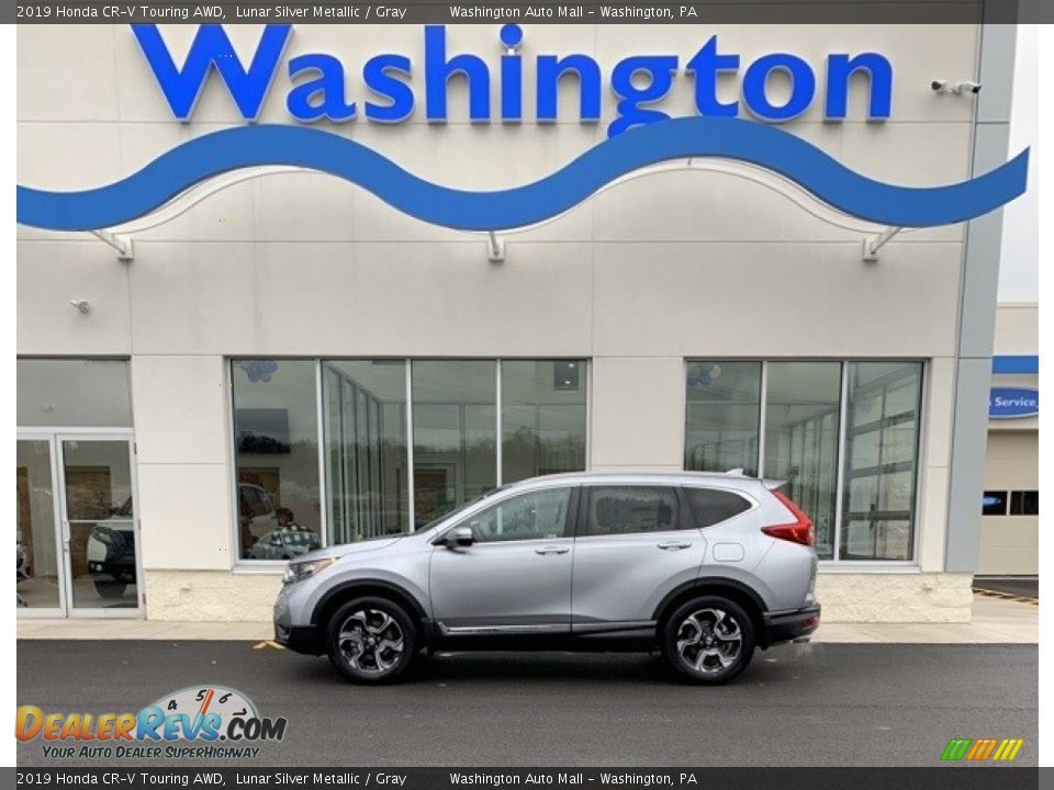 2019 Honda CR-V Touring AWD Lunar Silver Metallic / Gray Photo #1