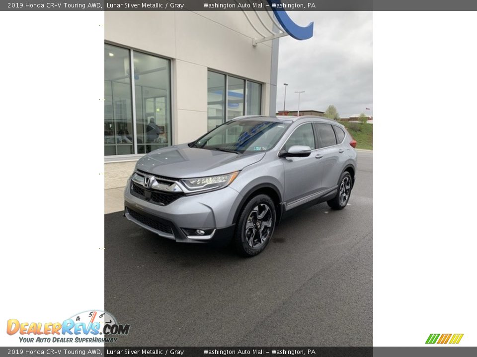 2019 Honda CR-V Touring AWD Lunar Silver Metallic / Gray Photo #2