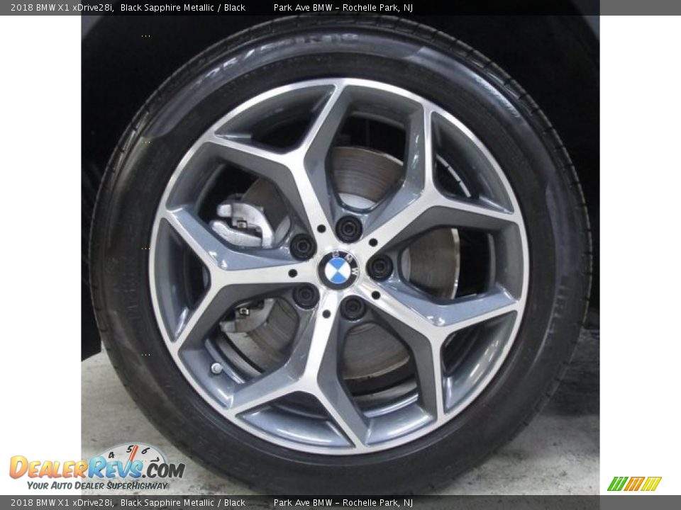 2018 BMW X1 xDrive28i Black Sapphire Metallic / Black Photo #28
