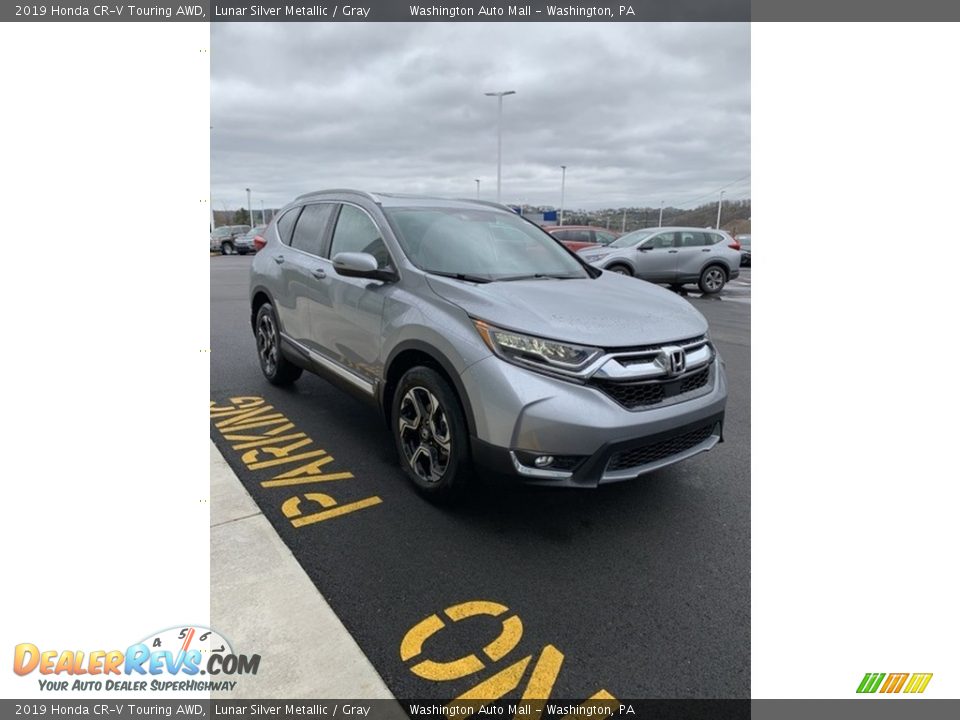 2019 Honda CR-V Touring AWD Lunar Silver Metallic / Gray Photo #4