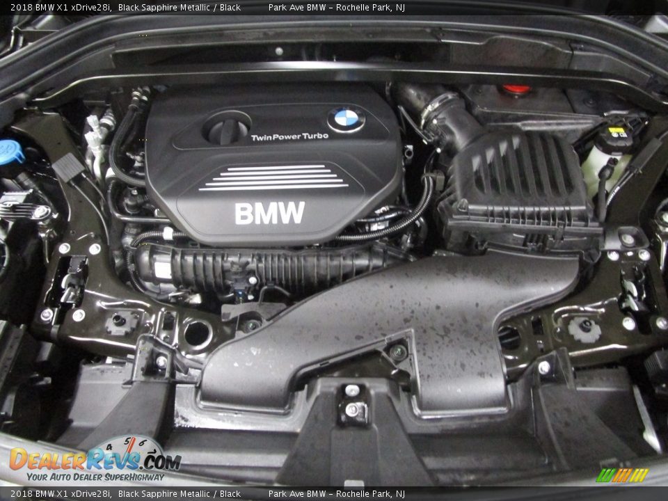 2018 BMW X1 xDrive28i Black Sapphire Metallic / Black Photo #29