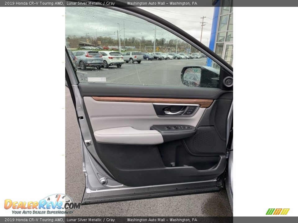 2019 Honda CR-V Touring AWD Lunar Silver Metallic / Gray Photo #8