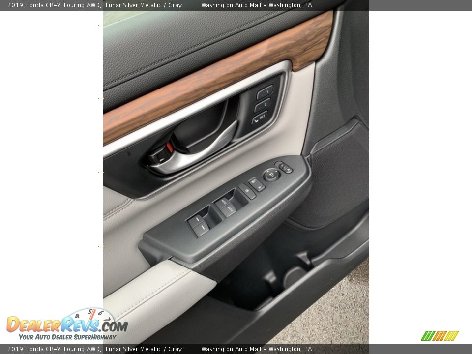 2019 Honda CR-V Touring AWD Lunar Silver Metallic / Gray Photo #9