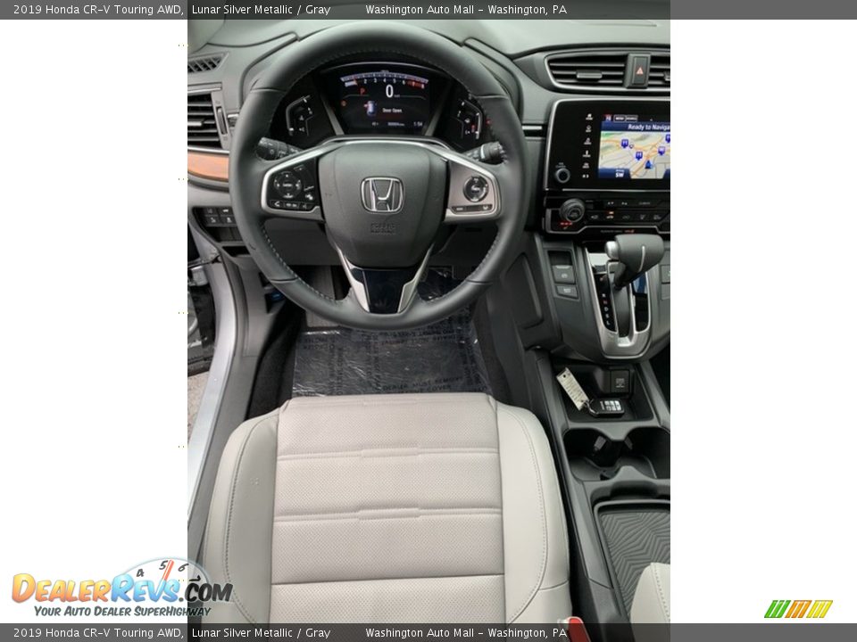 2019 Honda CR-V Touring AWD Lunar Silver Metallic / Gray Photo #11