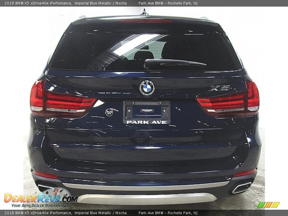 2018 BMW X5 xDrive40e iPerfomance Imperial Blue Metallic / Mocha Photo #3