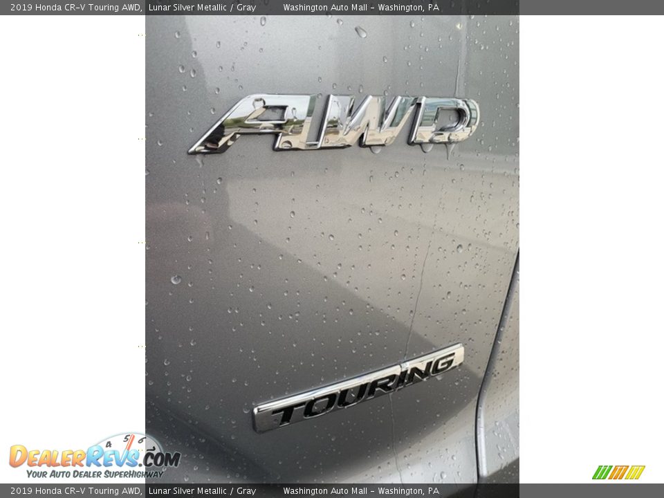 2019 Honda CR-V Touring AWD Lunar Silver Metallic / Gray Photo #24