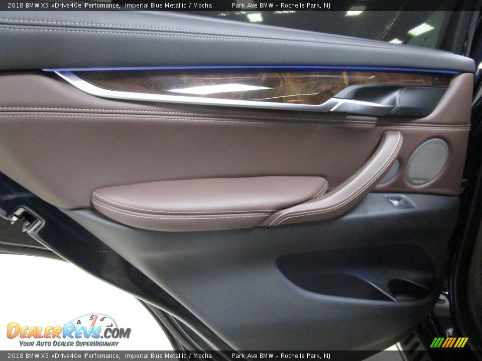 2018 BMW X5 xDrive40e iPerfomance Imperial Blue Metallic / Mocha Photo #10