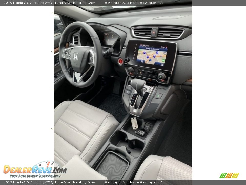 2019 Honda CR-V Touring AWD Lunar Silver Metallic / Gray Photo #30