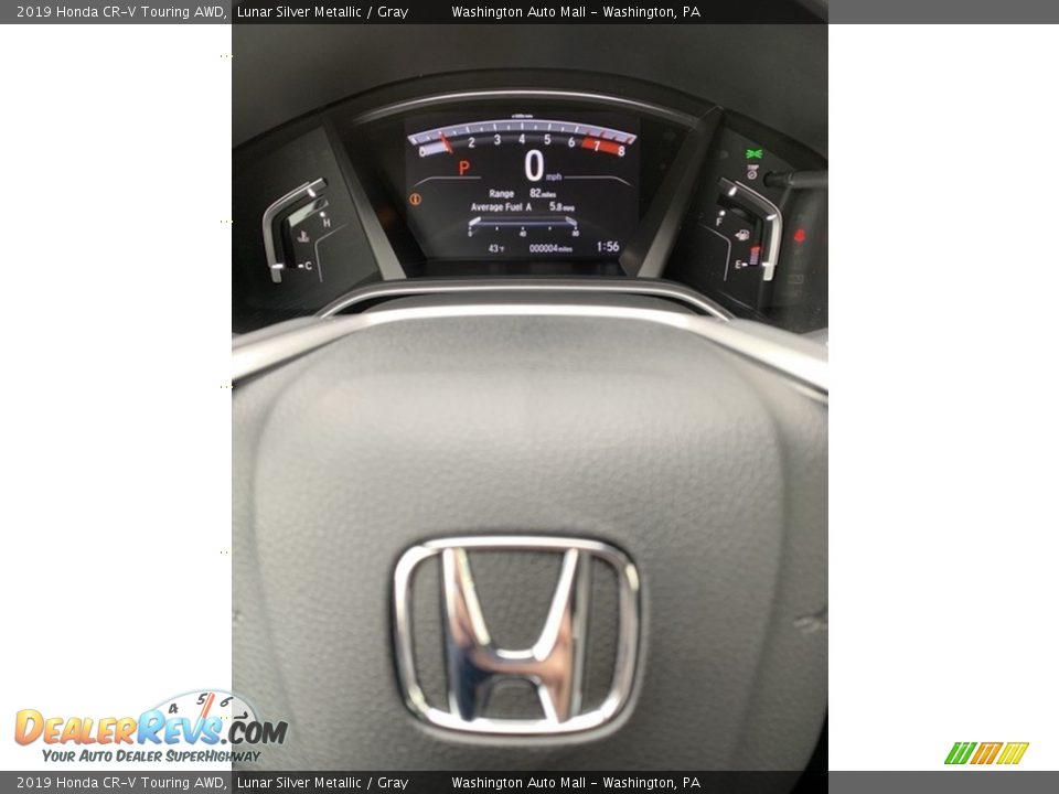 2019 Honda CR-V Touring AWD Lunar Silver Metallic / Gray Photo #33