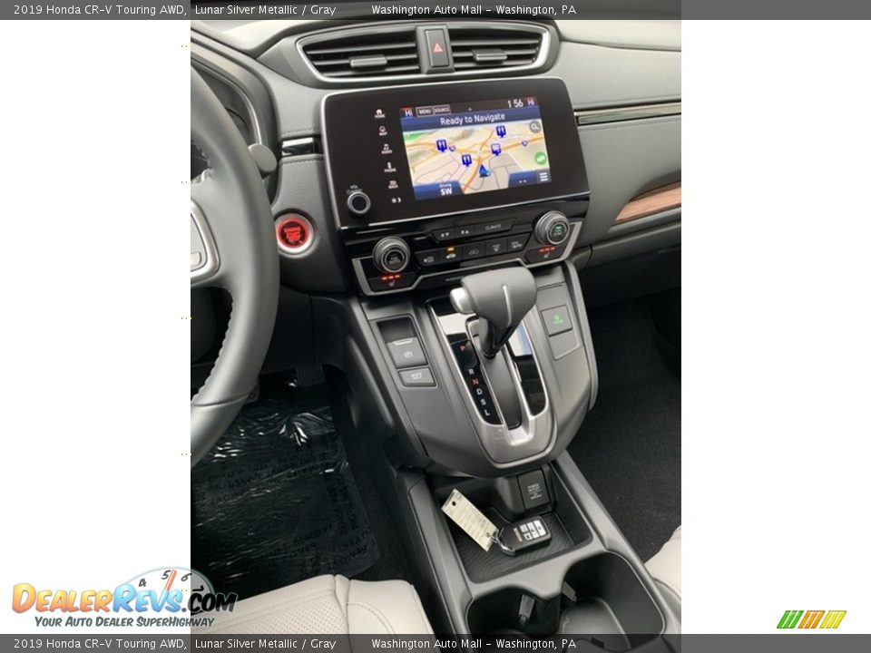 2019 Honda CR-V Touring AWD Lunar Silver Metallic / Gray Photo #34