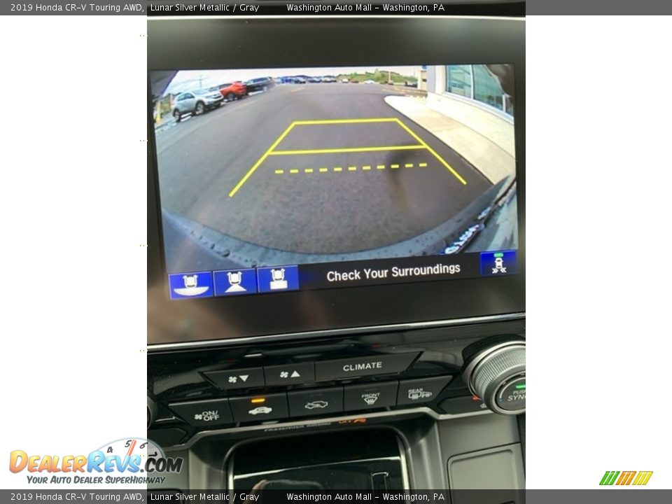 2019 Honda CR-V Touring AWD Lunar Silver Metallic / Gray Photo #35
