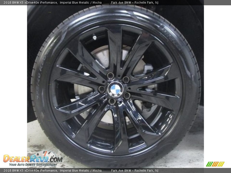 2018 BMW X5 xDrive40e iPerfomance Imperial Blue Metallic / Mocha Photo #30