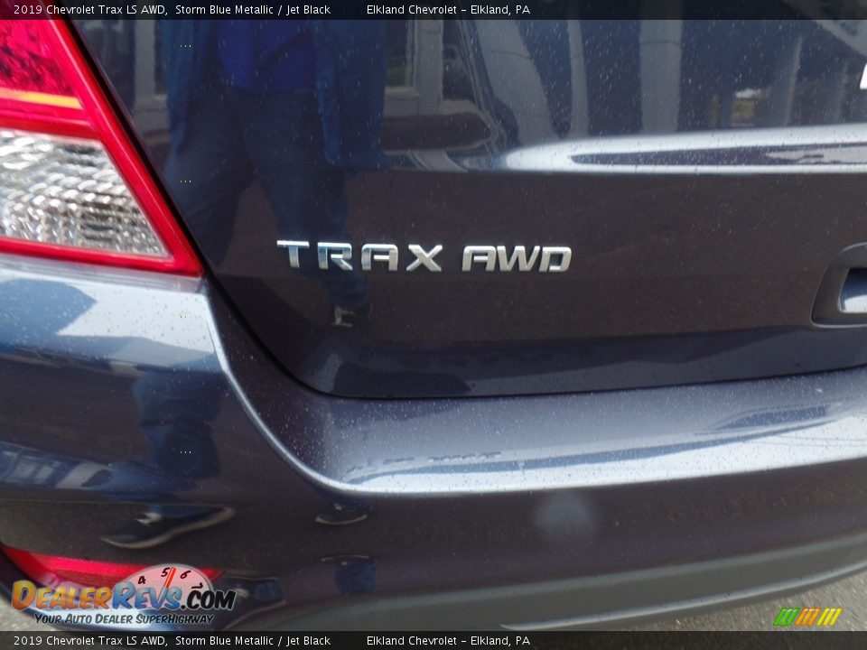 2019 Chevrolet Trax LS AWD Storm Blue Metallic / Jet Black Photo #10