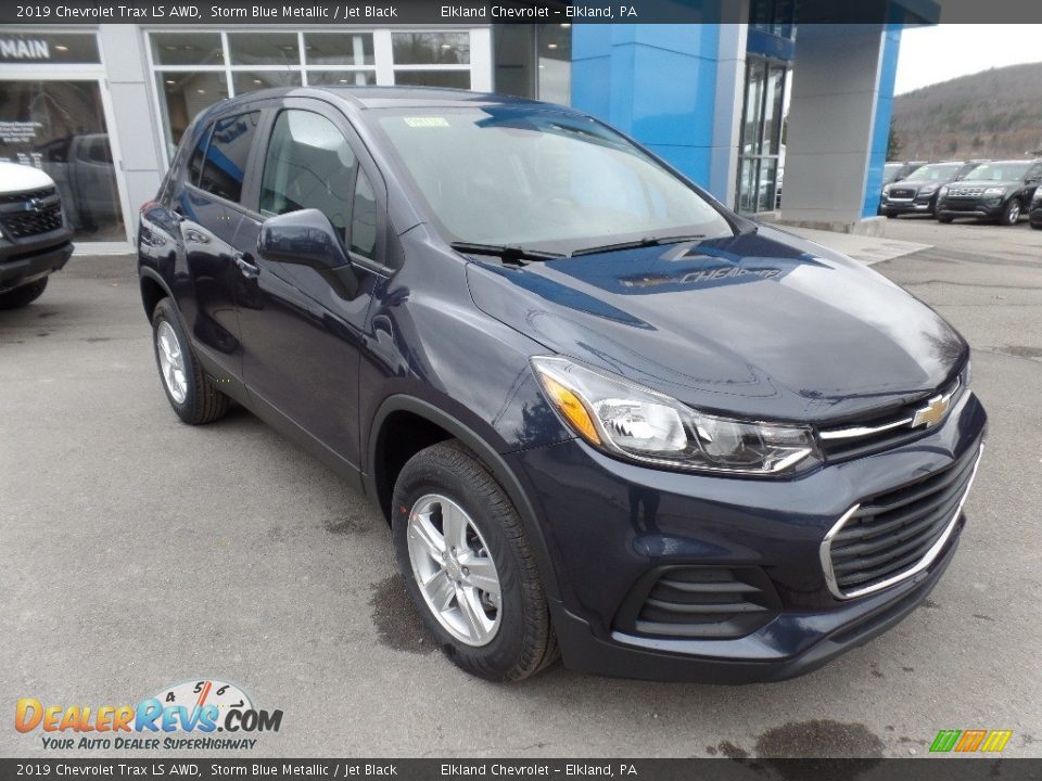 2019 Chevrolet Trax LS AWD Storm Blue Metallic / Jet Black Photo #2