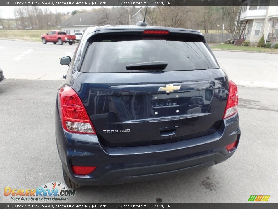 2019 Chevrolet Trax LS AWD Storm Blue Metallic / Jet Black Photo #6