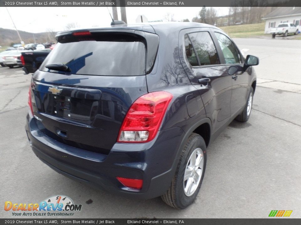 2019 Chevrolet Trax LS AWD Storm Blue Metallic / Jet Black Photo #7