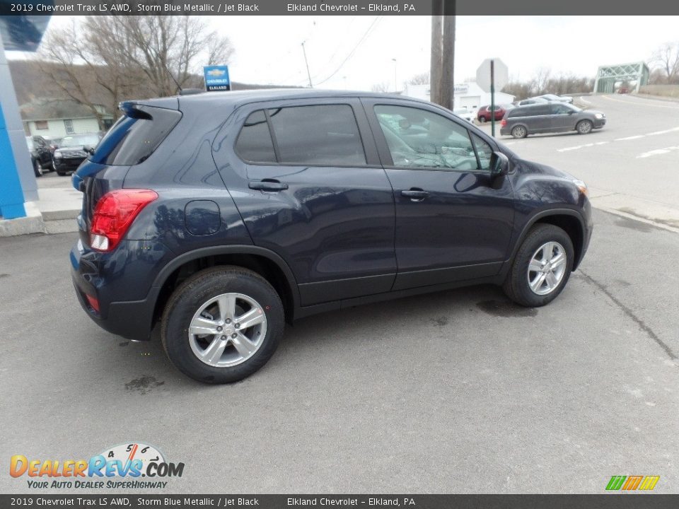 2019 Chevrolet Trax LS AWD Storm Blue Metallic / Jet Black Photo #8
