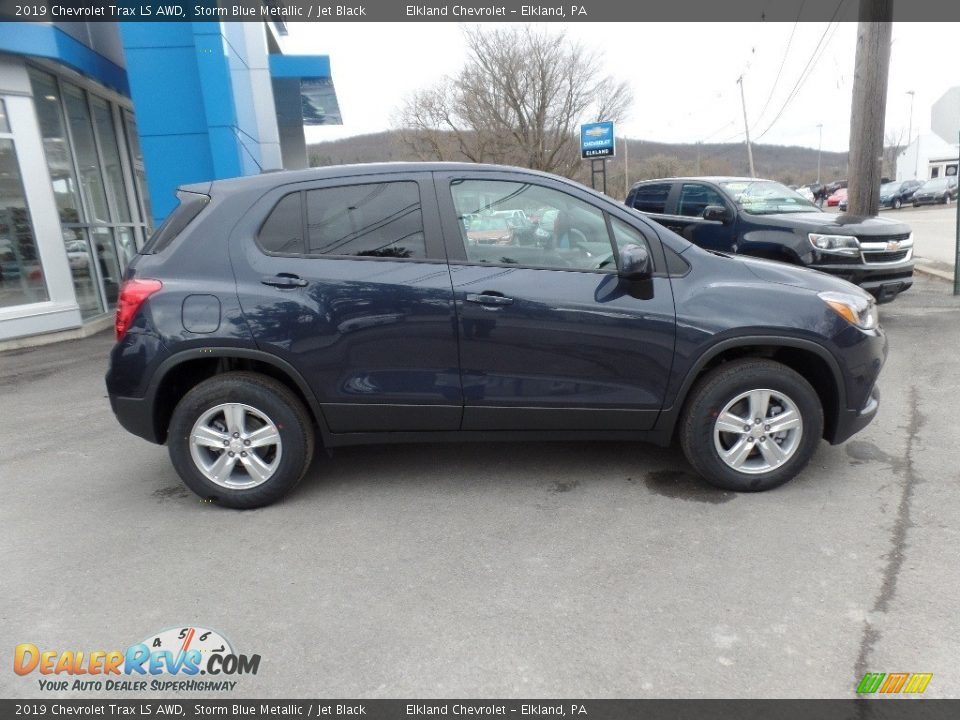 2019 Chevrolet Trax LS AWD Storm Blue Metallic / Jet Black Photo #9
