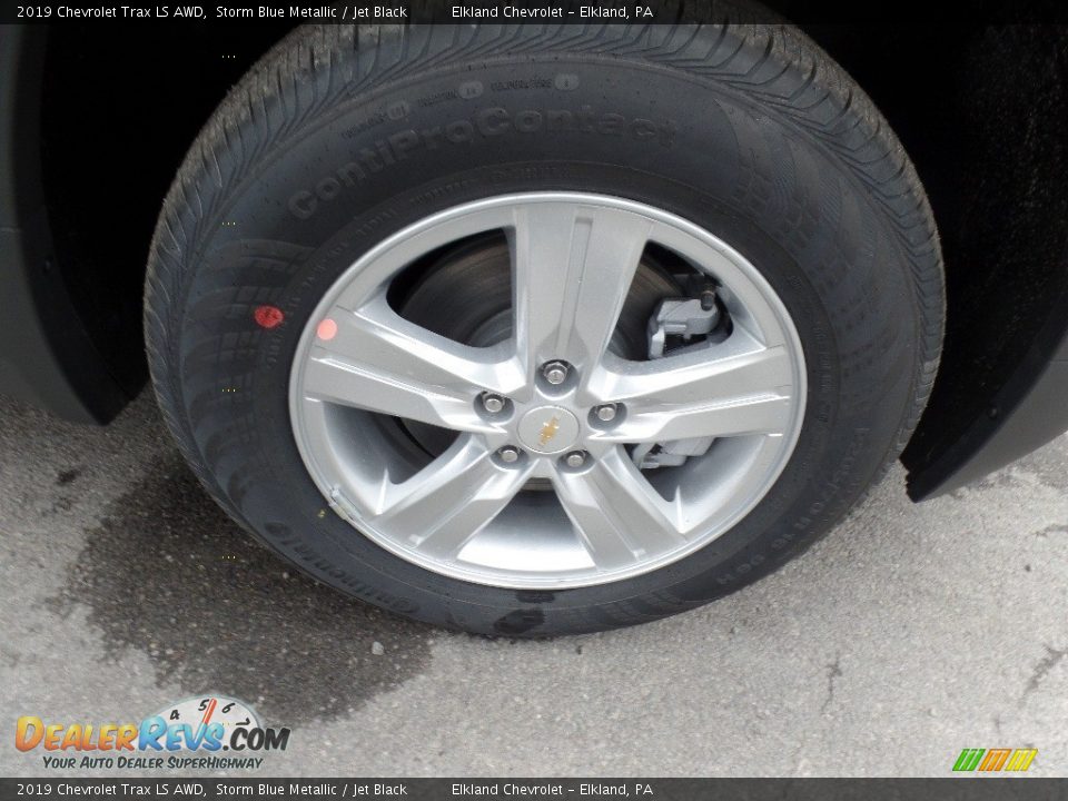 2019 Chevrolet Trax LS AWD Storm Blue Metallic / Jet Black Photo #10