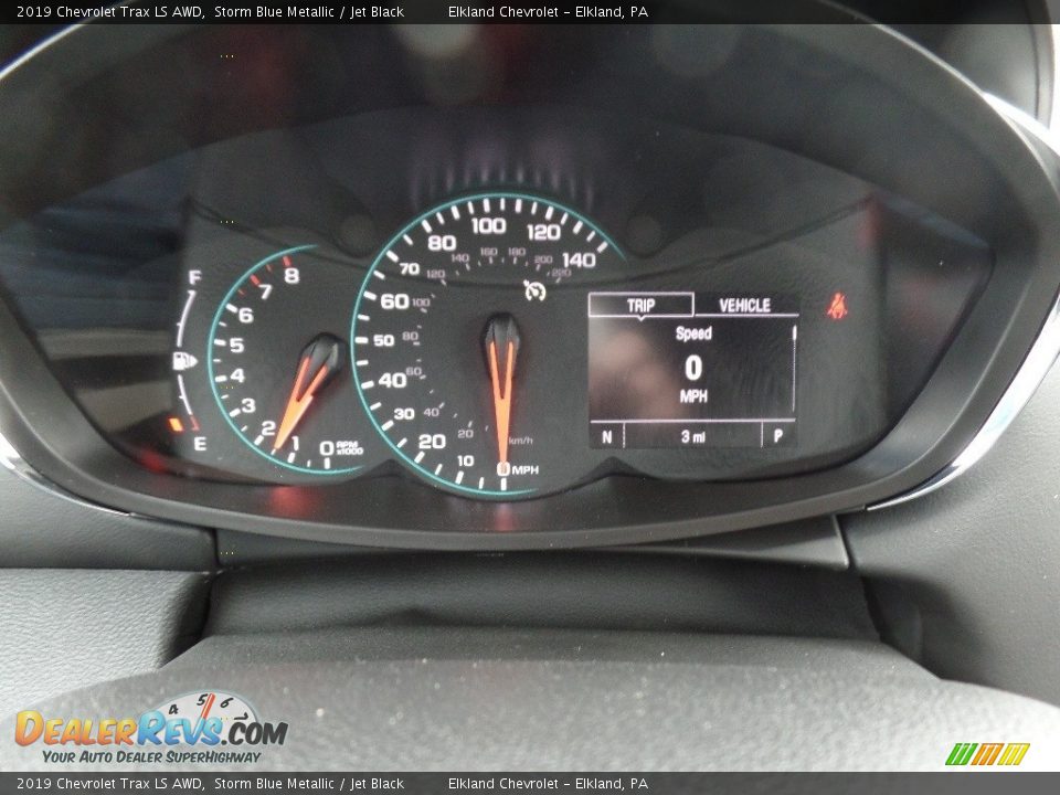2019 Chevrolet Trax LS AWD Storm Blue Metallic / Jet Black Photo #23