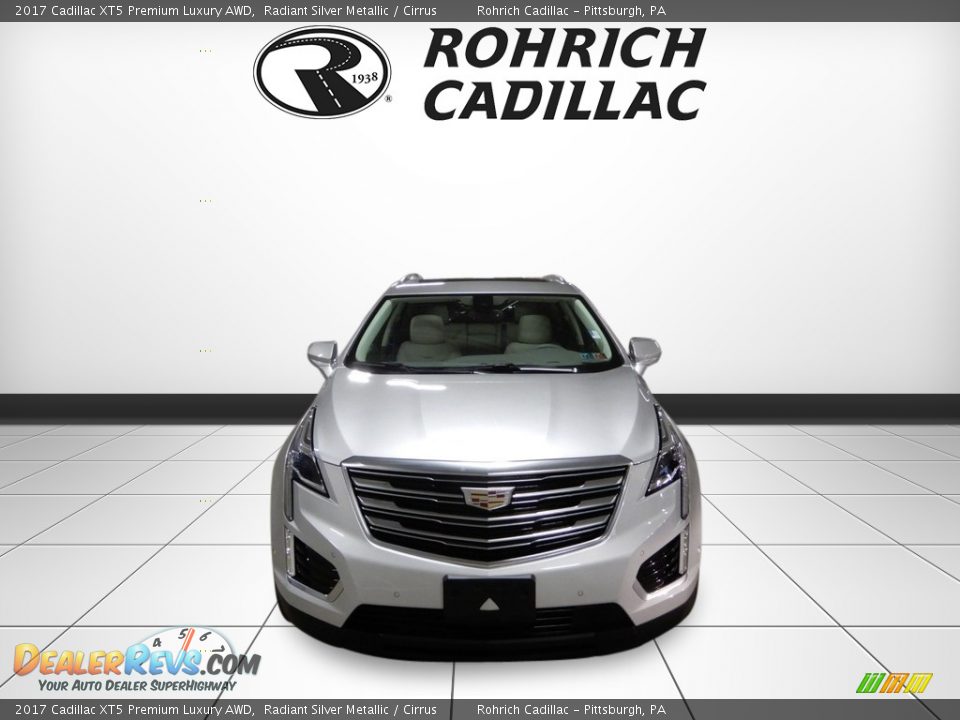2017 Cadillac XT5 Premium Luxury AWD Radiant Silver Metallic / Cirrus Photo #8