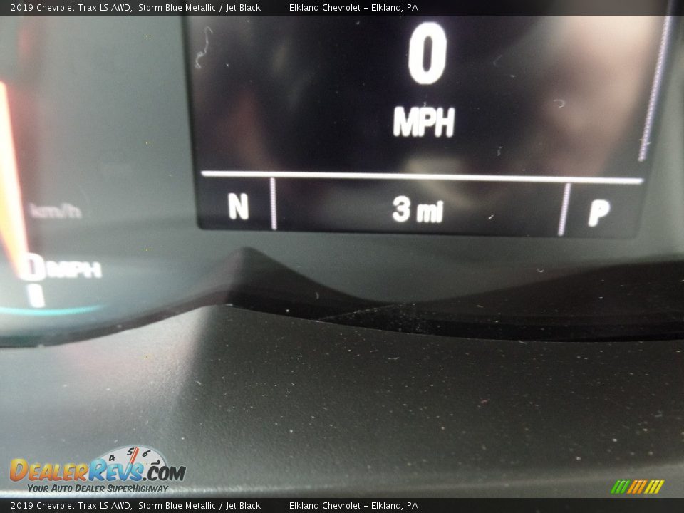 2019 Chevrolet Trax LS AWD Storm Blue Metallic / Jet Black Photo #24