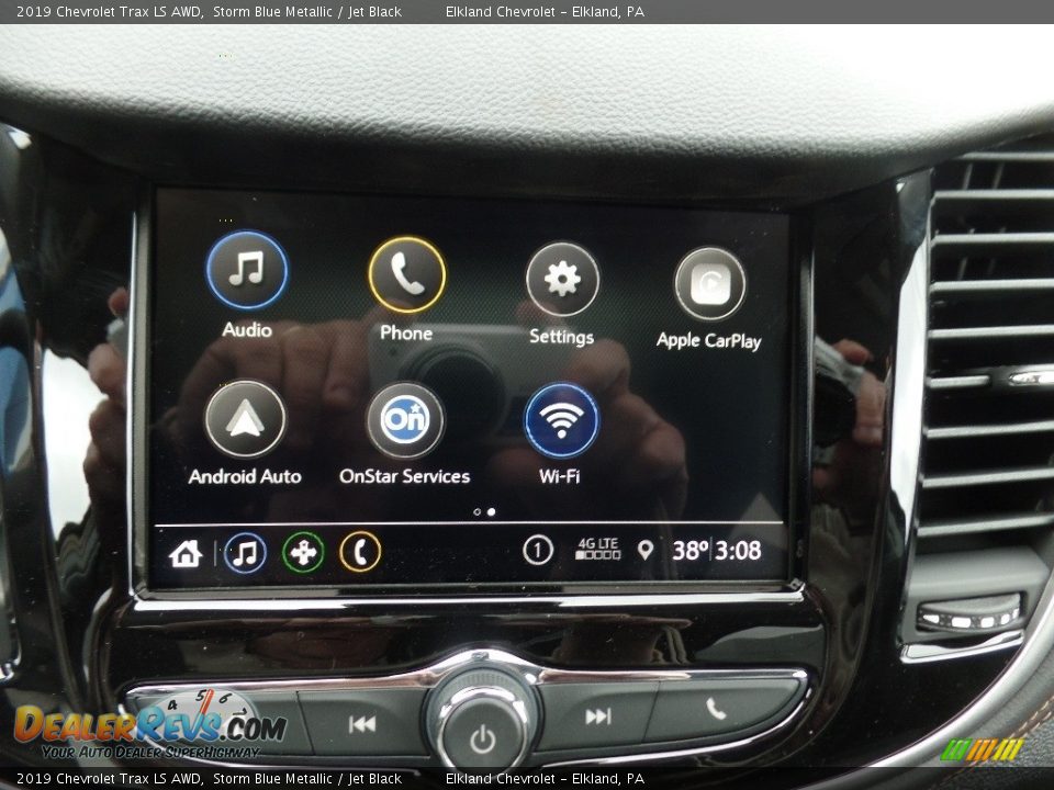 2019 Chevrolet Trax LS AWD Storm Blue Metallic / Jet Black Photo #25