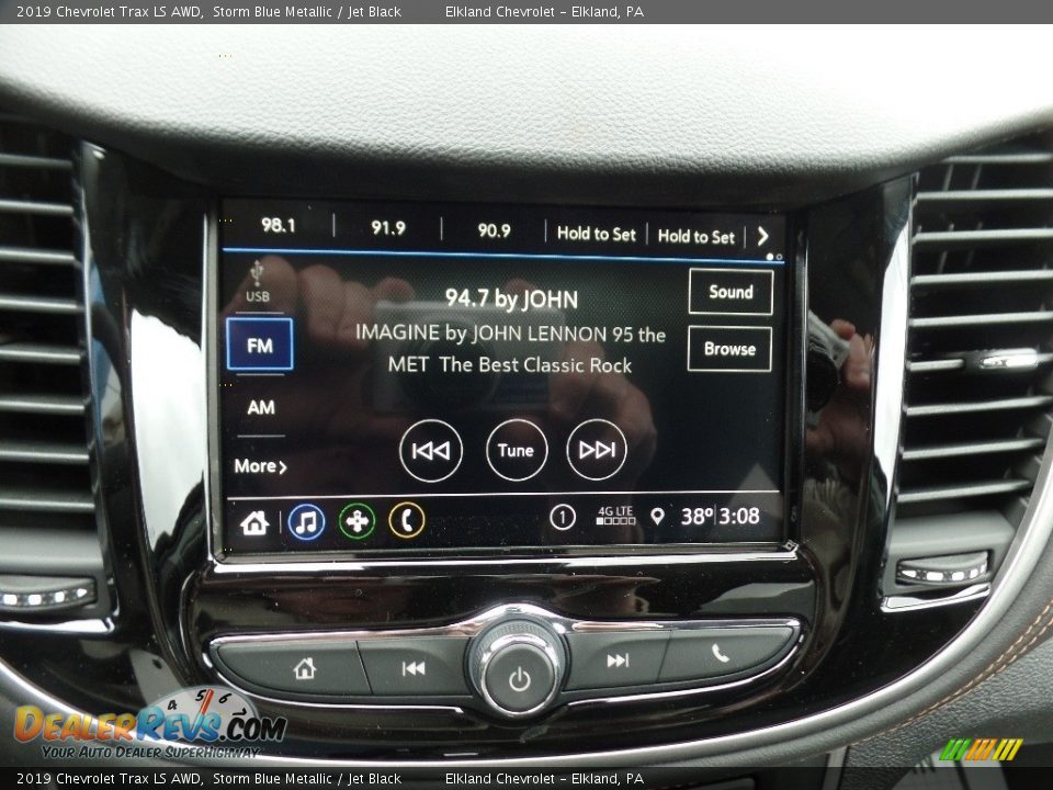 2019 Chevrolet Trax LS AWD Storm Blue Metallic / Jet Black Photo #27