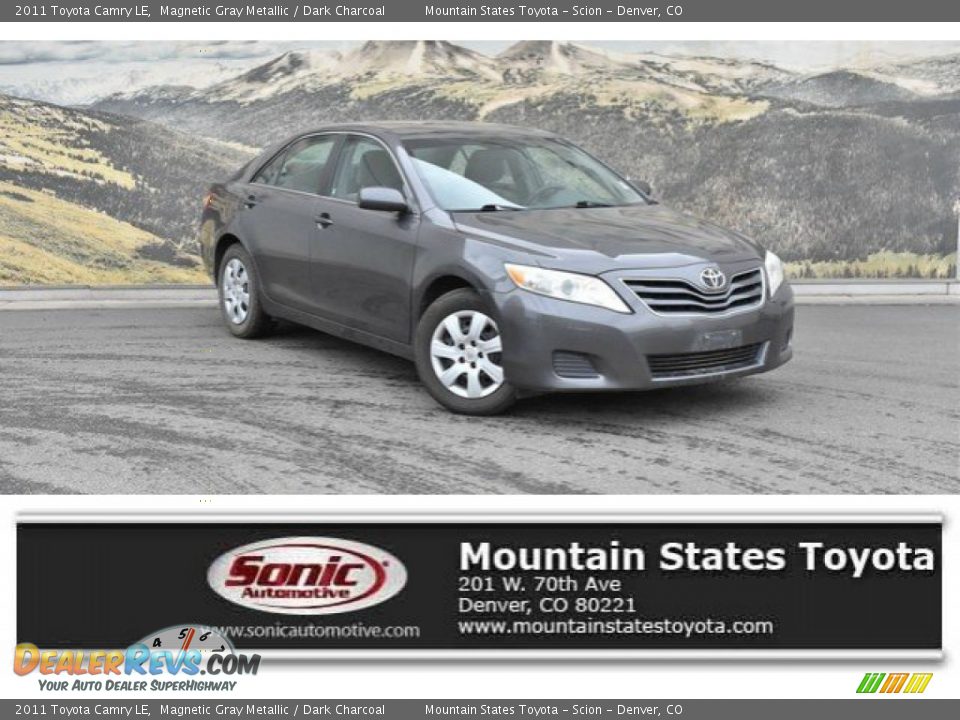 2011 Toyota Camry LE Magnetic Gray Metallic / Dark Charcoal Photo #1