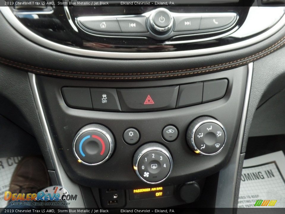 2019 Chevrolet Trax LS AWD Storm Blue Metallic / Jet Black Photo #28