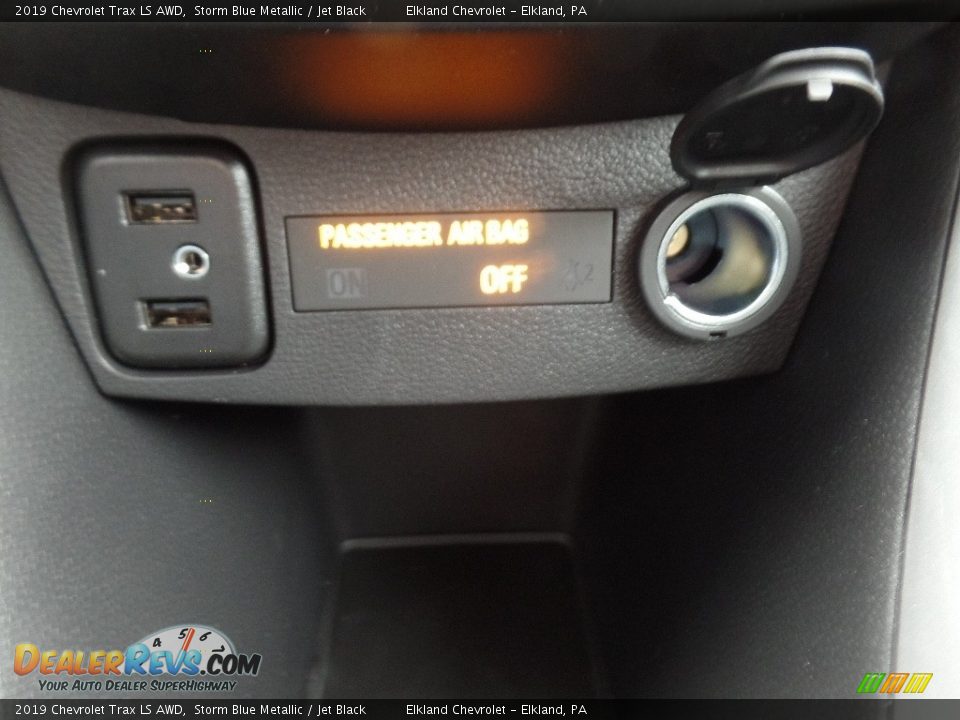2019 Chevrolet Trax LS AWD Storm Blue Metallic / Jet Black Photo #29
