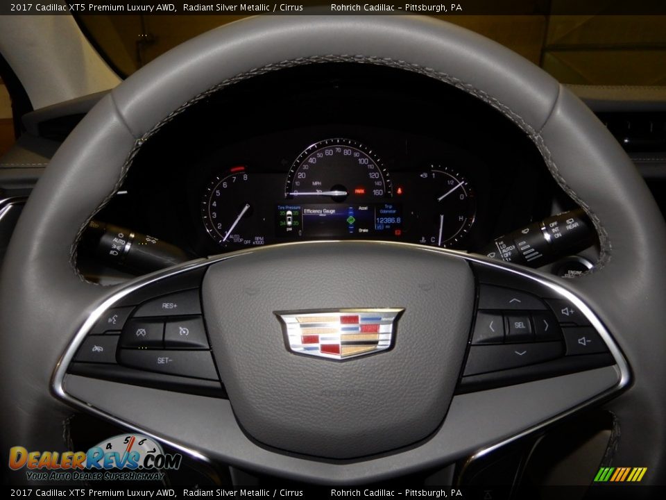 2017 Cadillac XT5 Premium Luxury AWD Radiant Silver Metallic / Cirrus Photo #15