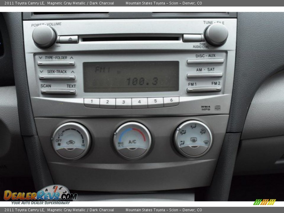 2011 Toyota Camry LE Magnetic Gray Metallic / Dark Charcoal Photo #11