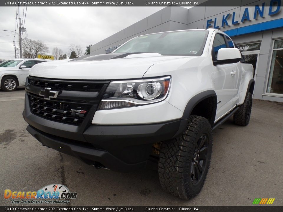 2019 Chevrolet Colorado ZR2 Extended Cab 4x4 Summit White / Jet Black Photo #3