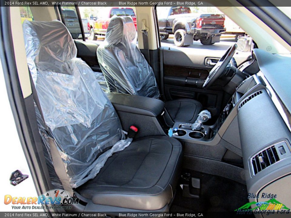2014 Ford Flex SEL AWD White Platinum / Charcoal Black Photo #11
