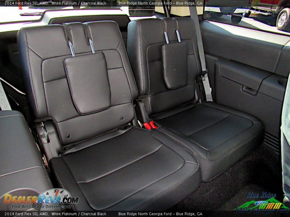 2014 Ford Flex SEL AWD White Platinum / Charcoal Black Photo #13