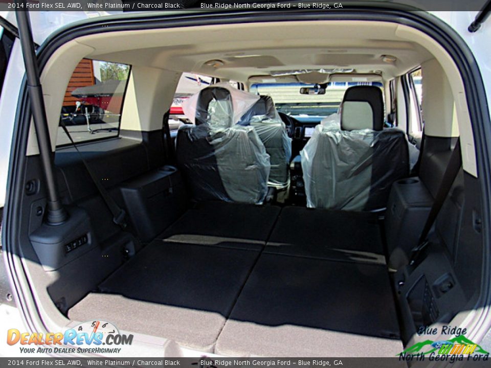 2014 Ford Flex SEL AWD White Platinum / Charcoal Black Photo #15