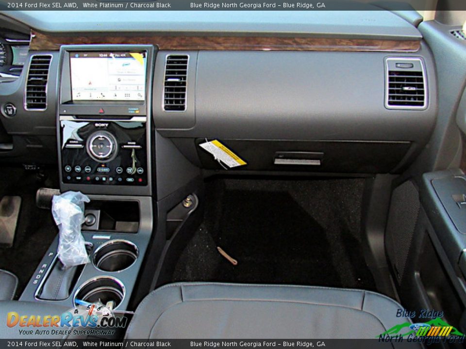 2014 Ford Flex SEL AWD White Platinum / Charcoal Black Photo #18