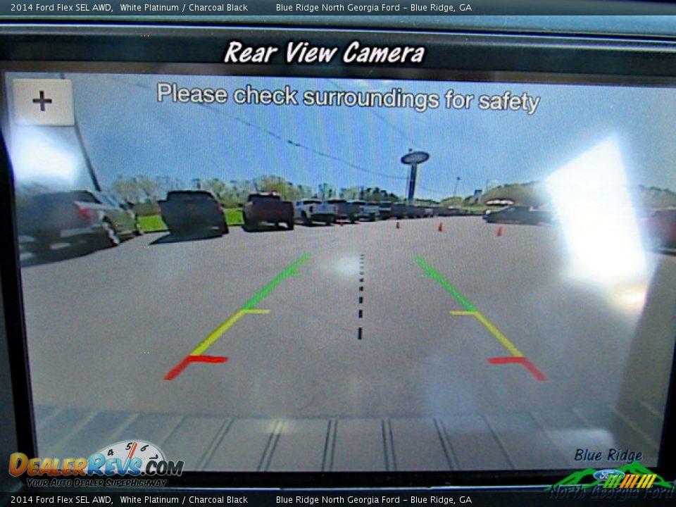 2014 Ford Flex SEL AWD White Platinum / Charcoal Black Photo #22