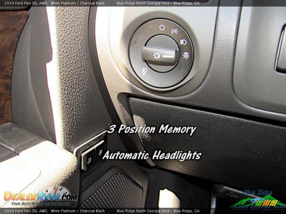 2014 Ford Flex SEL AWD White Platinum / Charcoal Black Photo #25