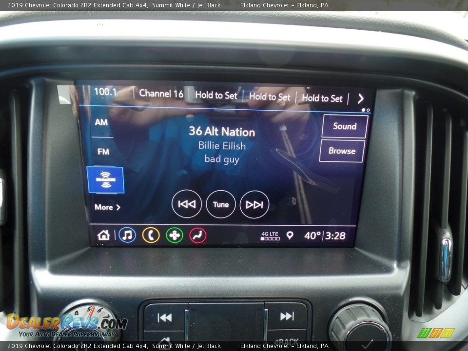 2019 Chevrolet Colorado ZR2 Extended Cab 4x4 Summit White / Jet Black Photo #36