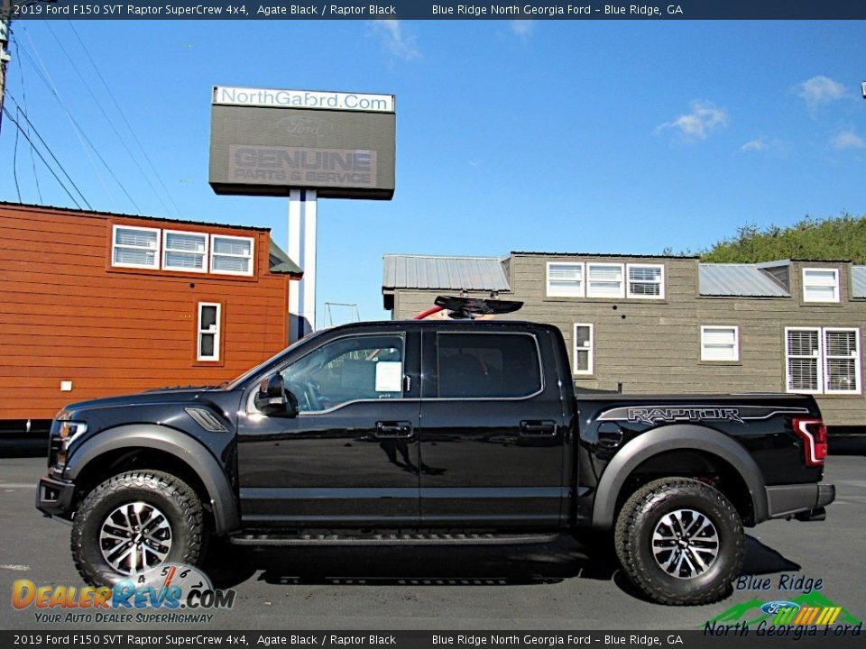 2019 Ford F150 SVT Raptor SuperCrew 4x4 Agate Black / Raptor Black Photo #2