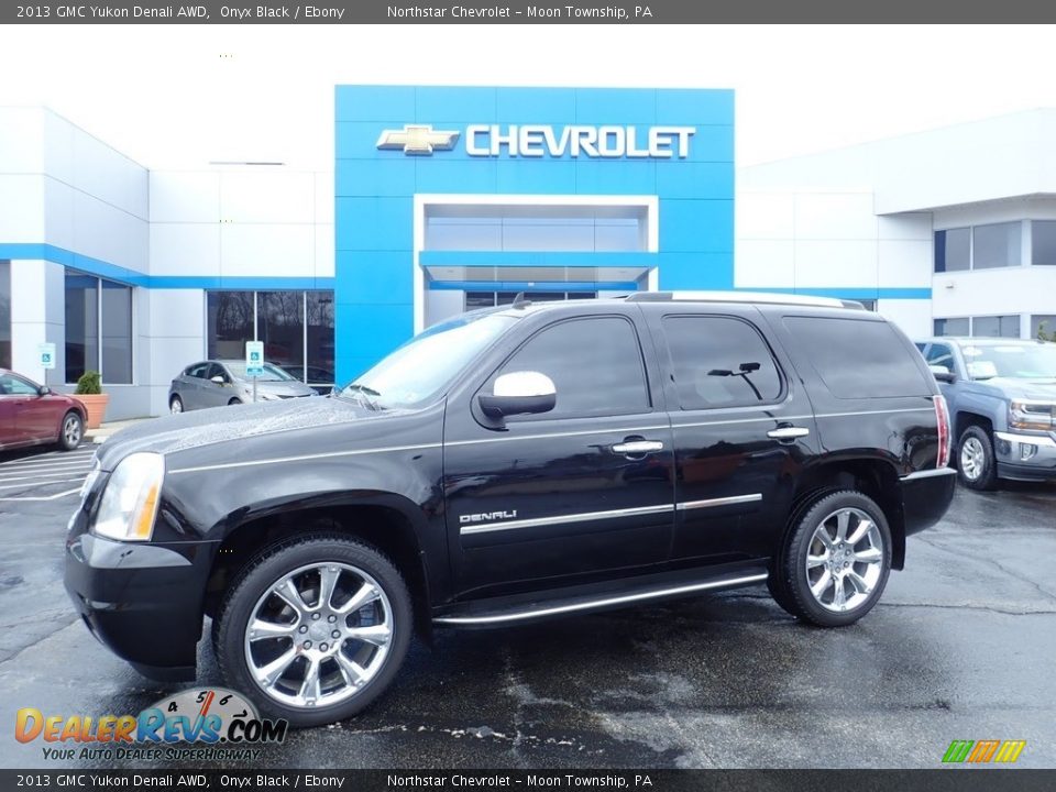 2013 GMC Yukon Denali AWD Onyx Black / Ebony Photo #1